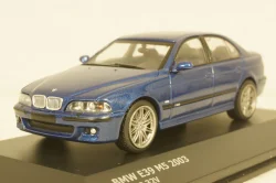BMW 5-Series M5 5.0L V8 32V (E39) 2003, blue, 4310501, Solido 1:43