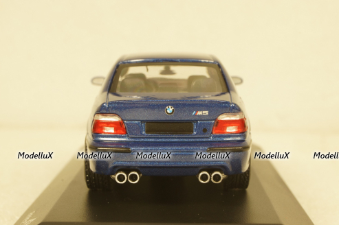 BMW 5-Series M5 5.0L V8 32V (E39) 2003, blue, 4310501, Solido 1:43