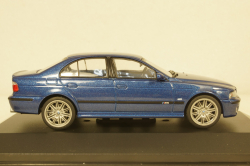 BMW 5-Series M5 5.0L V8 32V (E39) 2003, blue, 4310501, Solido 1:43