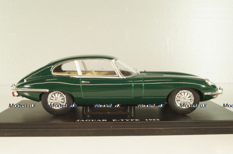 Jaguar E-Type 1962, green, Hachette 1:24
