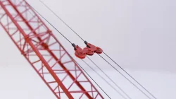 Экскаватор 10011Д Кран с рабочей удлиненной стрелой, ТРЭКС 1:43
