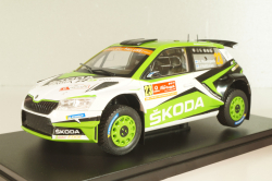 Skoda Fabia RS #23 Rally Portugal 2019, Rovanpera/Halttunen, WRC Collection, Hachette 1:24