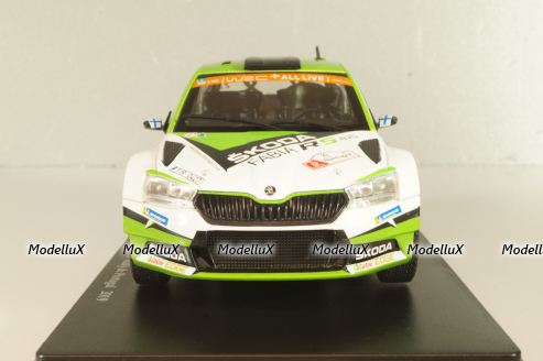Skoda Fabia RS #23 Rally Portugal 2019, Rovanpera/Halttunen, WRC Collection, Hachette 1:24