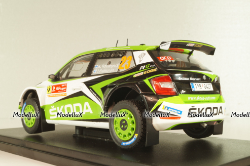 Skoda Fabia RS #23 Rally Portugal 2019, Rovanpera/Halttunen, WRC Collection, Hachette 1:24