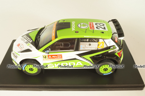 Skoda Fabia RS #23 Rally Portugal 2019, Rovanpera/Halttunen, WRC Collection, Hachette 1:24