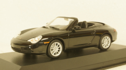 PORSCHE 911 CABRIOLET (996) - 2001 - BLACK METALLIC, 940061030, Maxichamps 1:43