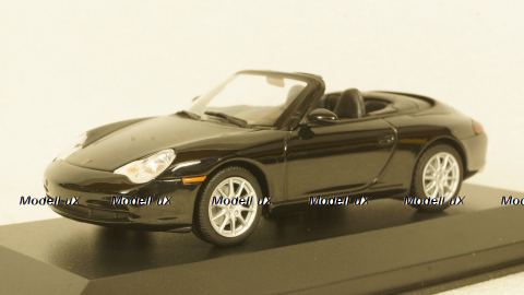 PORSCHE 911 CABRIOLET (996) - 2001 - BLACK METALLIC, 940061030, Maxichamps 1:43