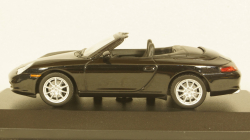 PORSCHE 911 CABRIOLET (996) - 2001 - BLACK METALLIC, 940061030, Maxichamps 1:43