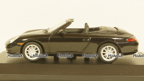 PORSCHE 911 CABRIOLET (996) - 2001 - BLACK METALLIC, 940061030, Maxichamps 1:43