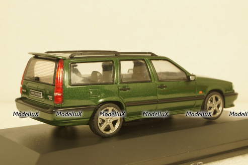 Volvo 850 T5-R Estate SW Station Wagon 1995 green, 4310602, Solido 1:43