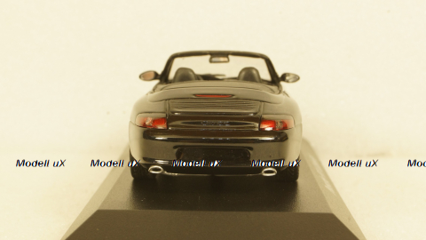 PORSCHE 911 CABRIOLET (996) - 2001 - BLACK METALLIC, 940061030, Maxichamps 1:43