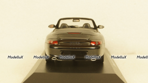 PORSCHE 911 CABRIOLET (996) - 2001 - BLACK METALLIC, 940061030, Maxichamps 1:43