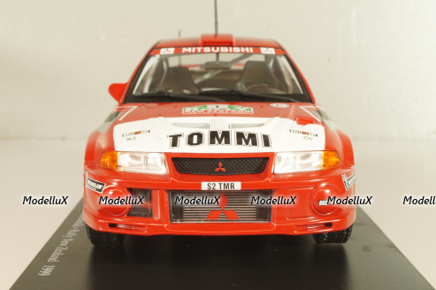 Mitsubishi Lancer EVO VI, #1 Rally New Zealand 1999, Makinen/Mannisenmaki, red, G113U014, WRC Collection, Hachette 1:24 Уценка!
