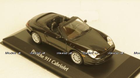 PORSCHE 911 CABRIOLET (996) - 2001 - BLACK METALLIC, 940061030, Maxichamps 1:43