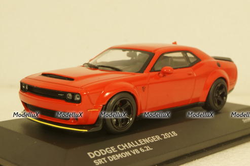 Dodge Challenger Demon Coupe 2018 red, 4310301, Solido 1:43,  Уценка