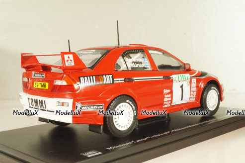 Mitsubishi Lancer EVO VI, #1 Rally New Zealand 1999, Makinen/Mannisenmaki, red, G113U014, WRC Collection, Hachette 1:24 Уценка!