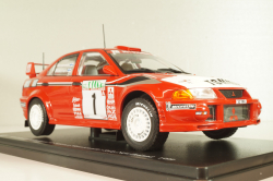 Mitsubishi Lancer EVO VI, #1 Rally New Zealand 1999, Makinen/Mannisenmaki, red, G113U014, WRC Collection, Hachette 1:24 Уценка!