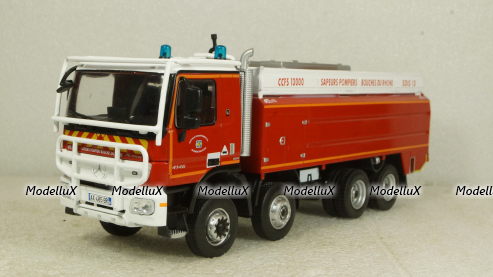 Mercedes Actros 4146 Cisterna, France 2013, Pompieri Italy collection #35 1:43