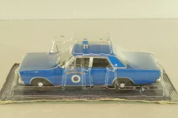Ford Galaxie 500, Police Westwood 1965, blue, Полицейские машины мира №47 DeAgostini, 1:43