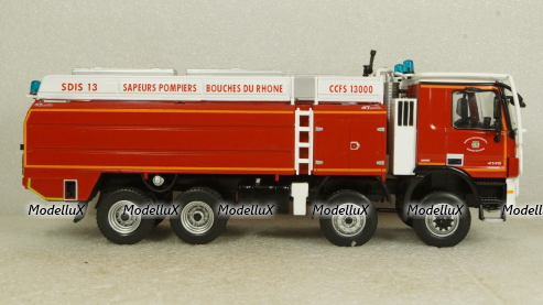 Mercedes Actros 4146 Cisterna, France 2013, Pompieri Italy collection #35 1:43