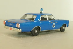 Ford Galaxie 500, Police Westwood 1965, blue, Полицейские машины мира №47 DeAgostini, 1:43