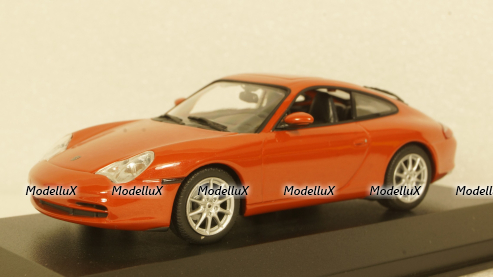 PORSCHE 911 COUPÉ - 2001 - ORANGE RED METALLIC, 940061021, Maxichamps 1:43