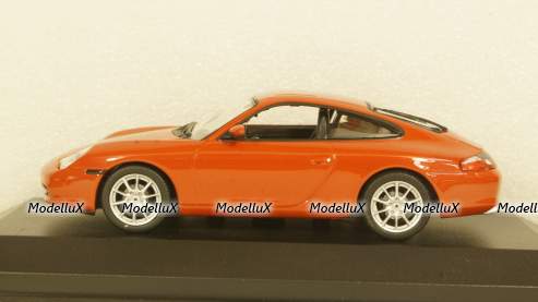 PORSCHE 911 COUPÉ - 2001 - ORANGE RED METALLIC, 940061021, Maxichamps 1:43