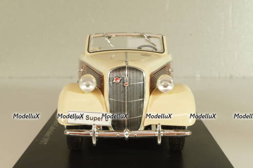 Opel Super 6 Hebmuller-Cabriolet 1937, beige/brown, G1648024, Hachette 1:24 Уценка!