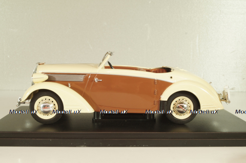 Opel Super 6 Hebmuller-Cabriolet 1937, beige/brown, G1648024, Hachette 1:24 Уценка!