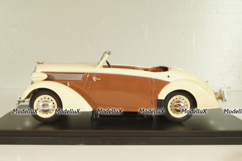 Opel Super 6 Hebmuller-Cabriolet 1937, beige/brown, G1648024, Hachette 1:24 Уценка!