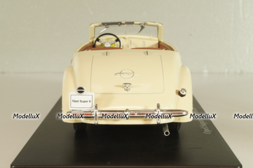 Opel Super 6 Hebmuller-Cabriolet 1937, beige/brown, G1648024, Hachette 1:24 Уценка!
