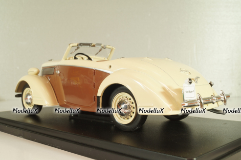 Opel Super 6 Hebmuller-Cabriolet 1937, beige/brown, G1648024, Hachette 1:24 Уценка!