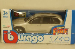 BMW X5 2007 SILVER, BU30145Z, Burago, 1:43