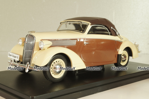 Opel Super 6 Hebmuller-Cabriolet 1937, beige/brown, G1648024, Hachette 1:24 Уценка!