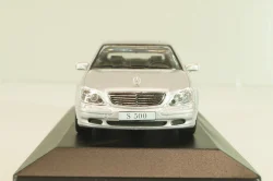 Mercedes-Benz S 500 (W220) 1998, silver, MBOMS053, Altaya, Mercedes-Benz Offizielle Modell Sammlung #53, 1:43