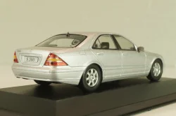 Mercedes-Benz S 500 (W220) 1998, silver, MBOMS053, Altaya, Mercedes-Benz Offizielle Modell Sammlung #53, 1:43