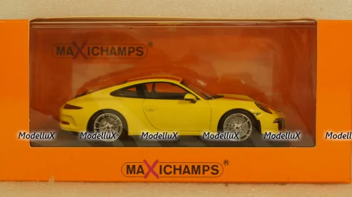 Porsche 911 R  2016, Yellow, 940066221, Maxichamps 1:43