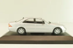 Mercedes-Benz S 500 (W220) 1998, silver, MBOMS053, Altaya, Mercedes-Benz Offizielle Modell Sammlung #53, 1:43