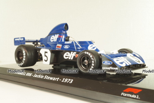 Tyrrell 006 #5 J.Stewart 1973, F1, MW2ALA0027, LE GRANDI FORMULA 1 №27, Altaya 1:24