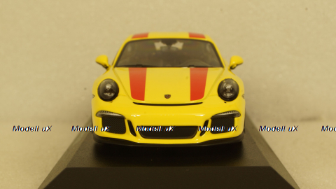 Porsche 911 R  2016, Yellow, 940066221, Maxichamps 1:43