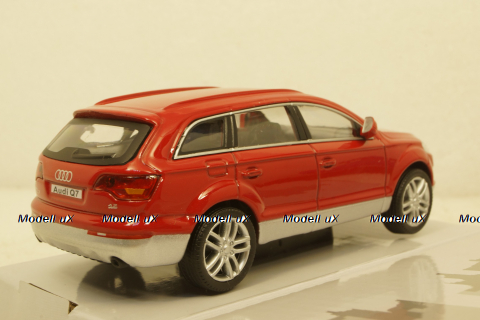 Audi Q7 V8 4.2 FSI 2006, red, Cararama 1:43