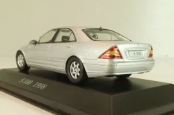 Mercedes-Benz S 500 (W220) 1998, silver, MBOMS053, Altaya, Mercedes-Benz Offizielle Modell Sammlung #53, 1:43