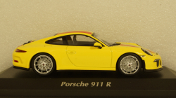 Porsche 911 R  2016, Yellow, 940066221, Maxichamps 1:43