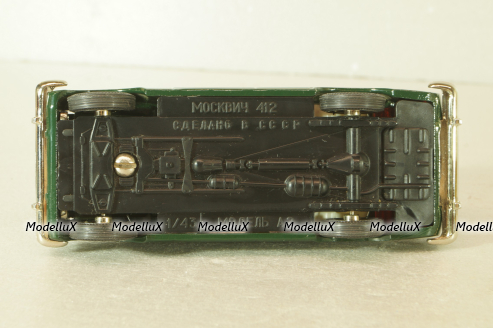 Москвич-412 А2, бутылочный,Тантал/Радон 1:43