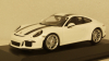 Porsche 911R (991.2) 2016, white with black strips, 940066220, Maxichamps 1:43