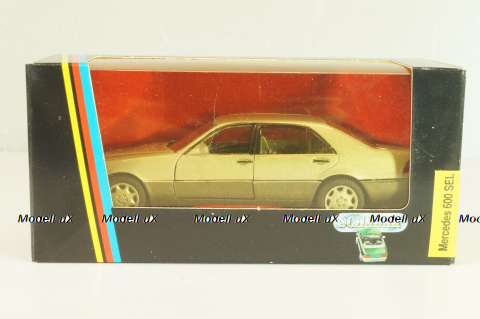 Mercedes-Benz 600 SEL (W140) 1991, silver metallic, 1261S, Schabak 1:43