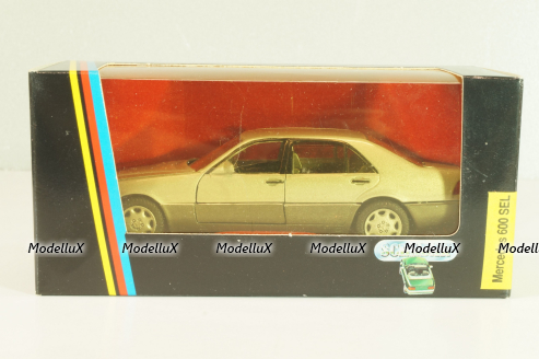 Mercedes-Benz 600 SEL (W140) 1991, silver metallic, 1261S, Schabak 1:43