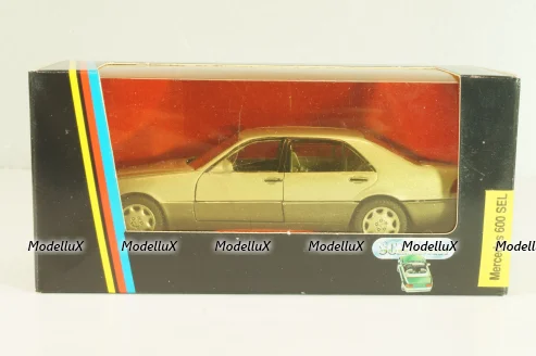 Mercedes-Benz 600 SEL (W140) 1991, silver metallic, 1261S, Schabak 1:43