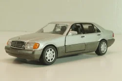 Mercedes-Benz 600 SEL (W140) 1991, silver metallic, 1261S, Schabak 1:43