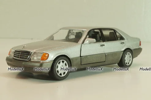 Mercedes-Benz 600 SEL (W140) 1991, silver metallic, 1261S, Schabak 1:43